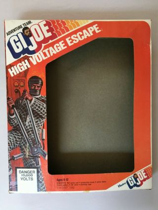 Rare G.  I.  Joe 12” Vintage Hasbro 1975 High Voltage Escape 7342 Box Only