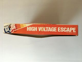 Rare G.  I.  Joe 12” Vintage Hasbro 1975 High Voltage Escape 7342 Box Only 5