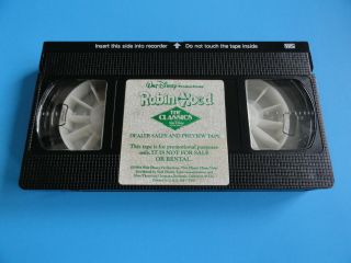 RARE DISNEY DEALER SALES & PREVIEW VHS TAPE - ROBIN HOOD - 1984 4