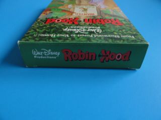 RARE DISNEY DEALER SALES & PREVIEW VHS TAPE - ROBIN HOOD - 1984 7