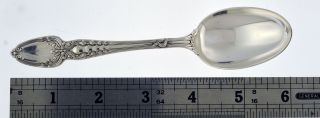 2 Antique 1890 Tiffany & Co Broom Corn Sterling Silver Teaspoons 6 