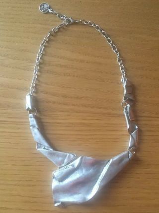 Lapponia Style Silver Necklace.