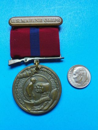 Wwii Us Marine Corps Good Conduct Medal (first Type)