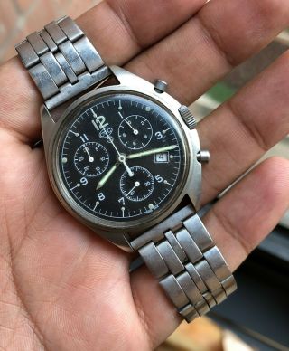 CWC Issued to BAF Ultra Rare Air Force Vintage Military Swiss Chronograph 8