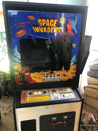 1978 SPACE INVADERS Video ARCADE Game Vintage Classic Midway Bally RARE 2
