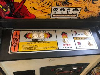 1978 SPACE INVADERS Video ARCADE Game Vintage Classic Midway Bally RARE 4