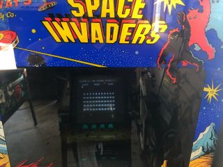 1978 SPACE INVADERS Video ARCADE Game Vintage Classic Midway Bally RARE 6