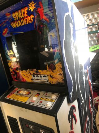 1978 SPACE INVADERS Video ARCADE Game Vintage Classic Midway Bally RARE 9