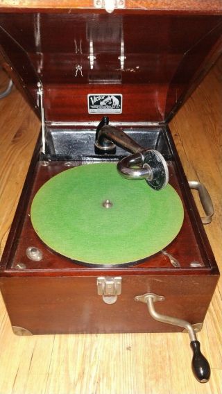 - 1922 Vintage Victor Talking Machine Vv - 50 41985 W/ (5 Needles)