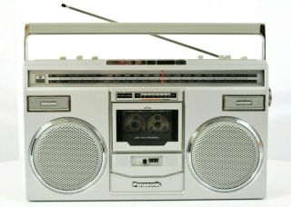 Panasonic Rx - 5100 Stereo Cassette Vintage Boombox .