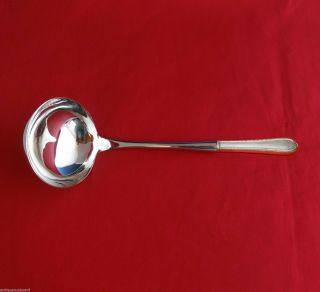 Pine Tree By International Sterling Silver Soup Ladle Hhws Custom Made 10 1/2 "