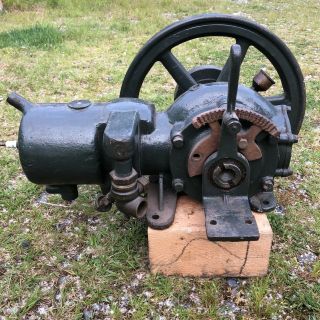 Vaughan Drag Saw Engine Model D Antique VERY Lunkenheimer Mixer 2