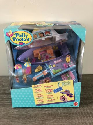 Polly Pocket Vintage Bluebird Fun Cruise Boat