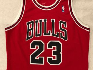 Vintage Champion Michael Jordan Jersey Chicago Bulls Stitched/sewn Sz 44
