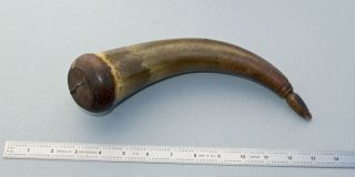 Very Rare J.  H.  Smith Lancaster PA Antique Gun Powder Horn. 2