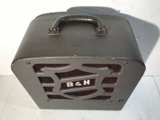 Rare Vintage Bell & Howell B&H Film Projector Speaker W/ Accessories,  Case 3