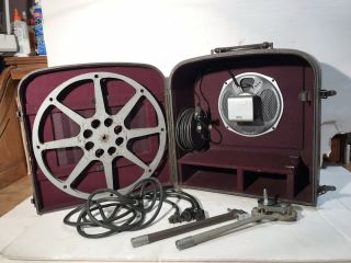 Rare Vintage Bell & Howell B&H Film Projector Speaker W/ Accessories,  Case 5