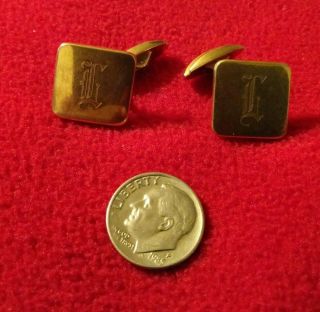 Vintage 10k Esemco Yellow Gold Cufflinks 7grams