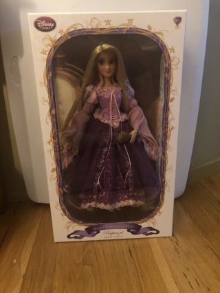 Disney Store Purple Rapunzel Limited Edition Disney Doll 17 " 1 Of 5000 Rare
