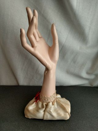 Vintage 1940s 50s Era Female Mannequin Hand Department Store Display 2