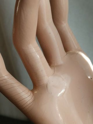 Vintage 1940s 50s Era Female Mannequin Hand Department Store Display 6