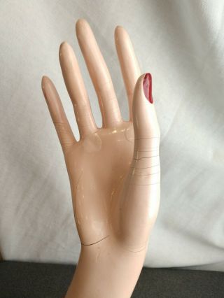 Vintage 1940s 50s Era Female Mannequin Hand Department Store Display 8