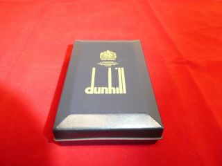Vintage 925 Sterling Silver & Gold Plated Dunhill Cigarette Lighter Boxed 11