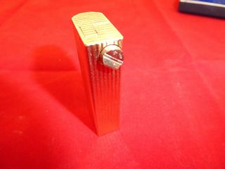 Vintage 925 Sterling Silver & Gold Plated Dunhill Cigarette Lighter Boxed 6