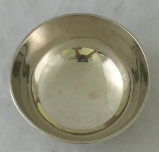 Antique English 958/1000 Silver Bowl Hallmarks 4 1/2 