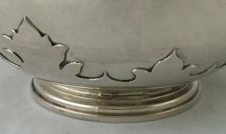Antique English 958/1000 Silver Bowl Hallmarks 4 1/2 