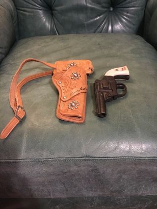 Vintage Gene Autry Cap Gun With Holster