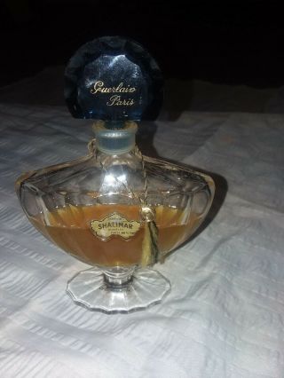 Vintage Shalimar Parfum Guerlain Paris France 60ml 1/2 Full 68 Vol