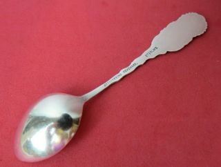 Antique Arthur & Bond Yokohama Sterling Silver Ornate Dragon Demitasse Spoon 6