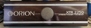 Old School Orion Xtr 2250 2 Channel Amplifier,  Rare,  Usa,  Vintage,  Beast