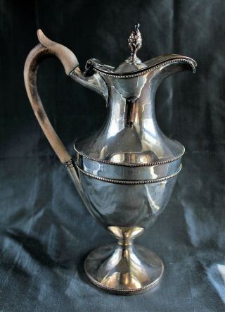 Georgian Old Sheffield Cold Fusion Plate Neo - Classical Wine Or Water Ewer C.  1790