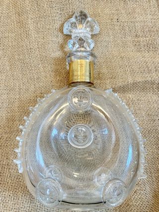 Vintage Remy Martin Louis Xiii Crystal Decanter Bacara With Stopper
