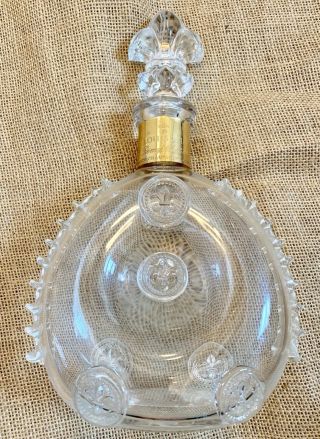 Vintage REMY MARTIN LOUIS XIII Crystal Decanter Bacara with Stopper 2