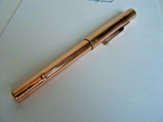 VINTAGE SWAN MABIE TODD & Co Ltd 9 CT GOLD FOUNTAIN PEN 10