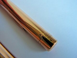 VINTAGE SWAN MABIE TODD & Co Ltd 9 CT GOLD FOUNTAIN PEN 7