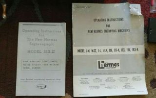 Hermes Engravograph vintage pantograph engraver Model IRX - II and accessories 9