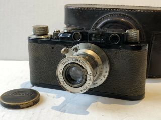 Very Rare Leica Ii Converted From Leica I Elmar 50mm Black Nickel From 1930