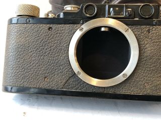very rare Leica II converted from Leica I Elmar 50mm black nickel from 1930 3
