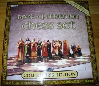 Ultra Rare,  Vintage Book Of Mormon Chess Set Highly Collectible