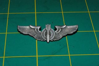Ww2 Wwii Us Army Air Force Sterling Bell Patter 2 " Bombardier Wings 07 - 020