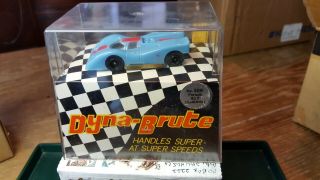 Rare Vintage Dyna - Brute 509 Porsche 917 (le Mans) Blue Ho Slot Car