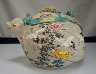 Japanese Banko Ware Figural Teapot - 55296