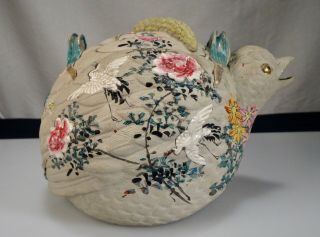 Japanese Banko Ware Figural Teapot - 55296 3