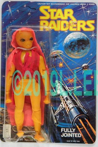 Vintage 1977 Tomland Industries Ltd.  Toys Star Raiders Very Rare Zhor Moc