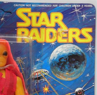 vintage 1977 TOMLAND Industries ltd.  toys Star Raiders very rare ZHOR MOC 6