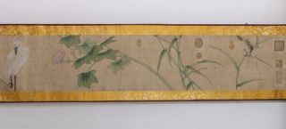 VERY RARE OLD CHINESE HAND PAINTING SCROLL LIN CHUN 410CM (452) 7